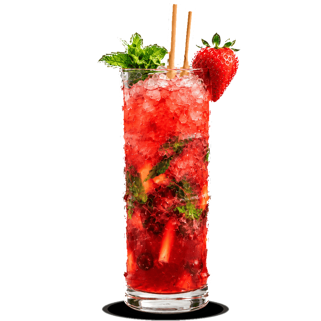 Mocktail fraise menthe