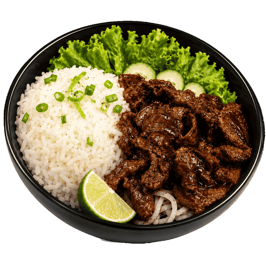 Lok lak de bœuf sauté au wok