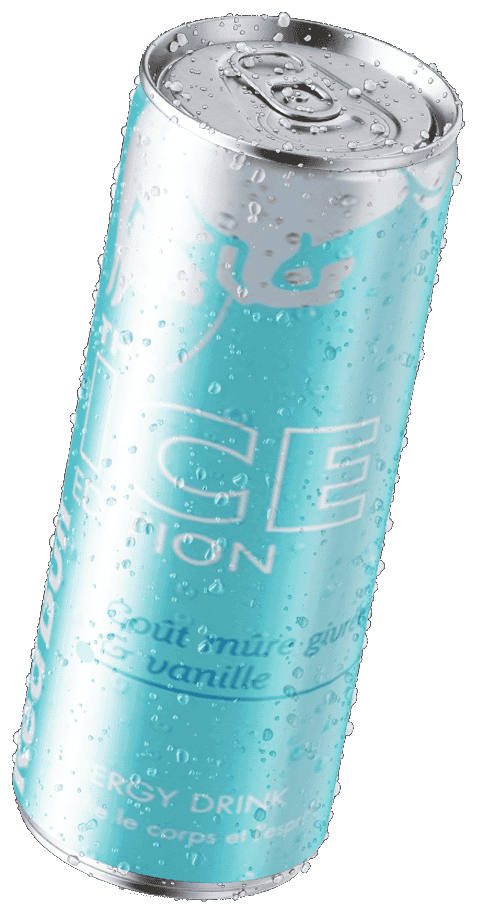 Canette Red Bull Mûre givrée vanille