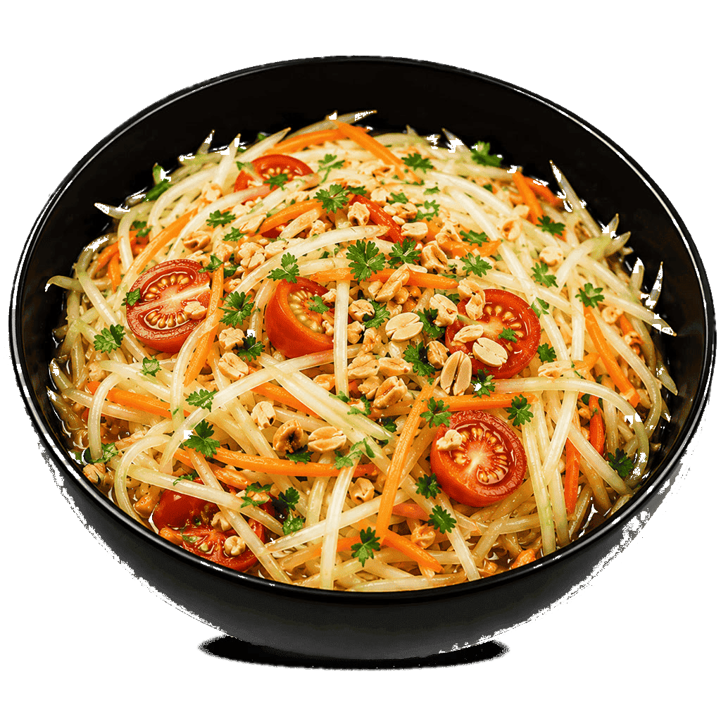 Salade de papaye verte thaïlandaise